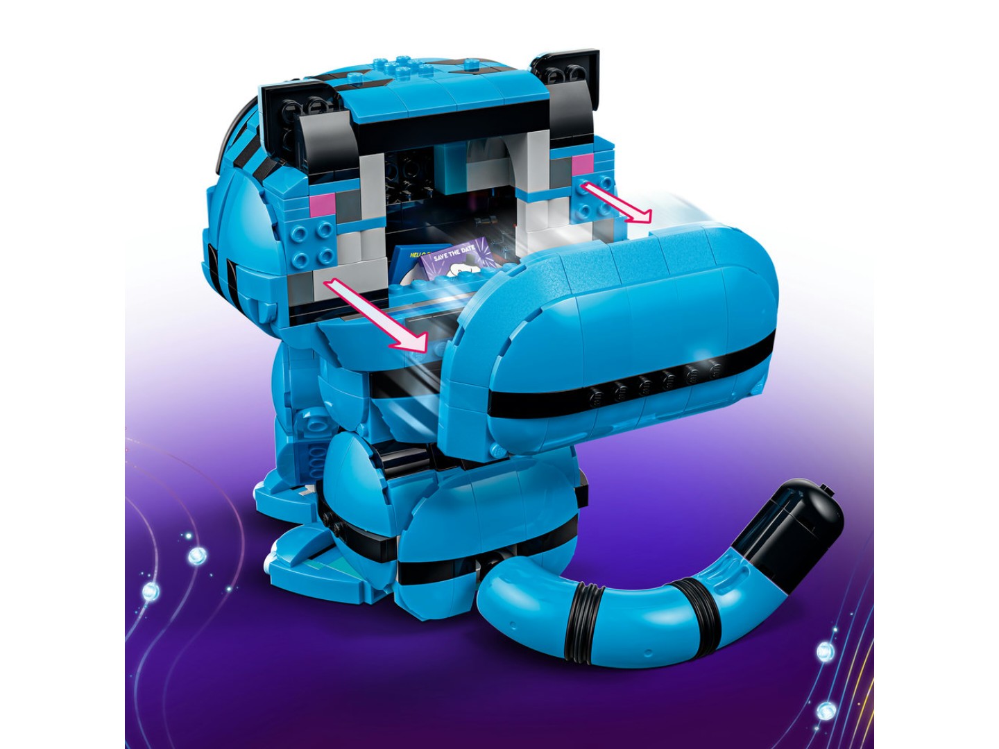 Конструктор LEGO KPop Demon Hunters Тигр Дерпі та пташка Сассі (72537) — фото 9
