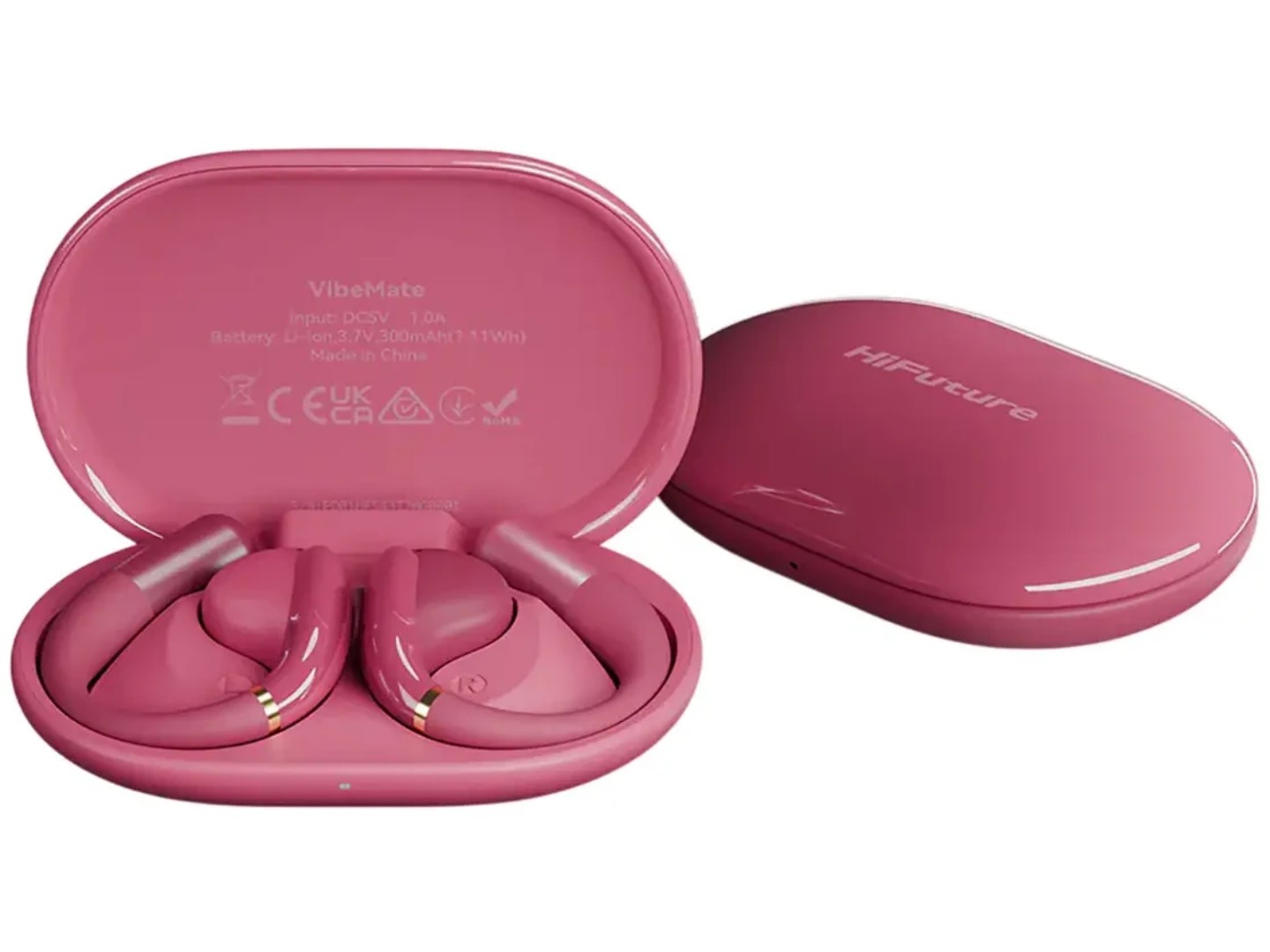 Навушники вкладиші бездротові TWS HiFuture vibemate.hotpink