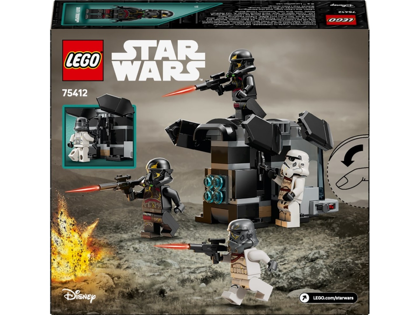 Конструктор LEGO Star Wars Бойовий набір «Боєць смерті і Нічний піхотинець» (75412) — фото 2