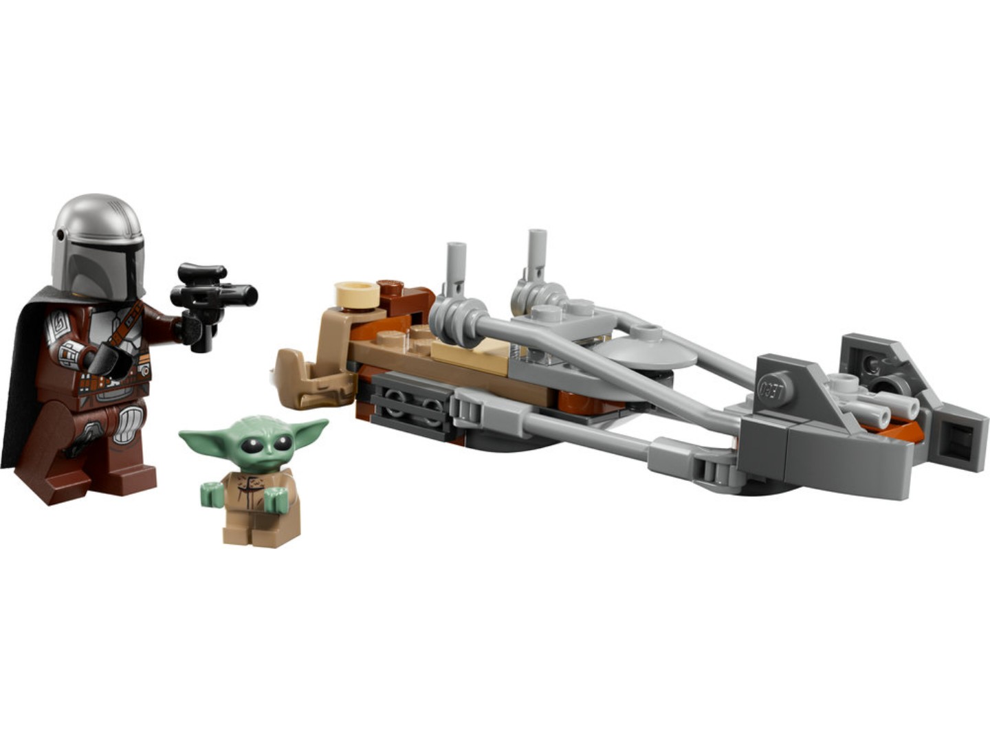 Конструктор LEGO Star Wars TM Швидкісний мотоцикл Мандалорця й Ґроґу (75436) — фото 3
