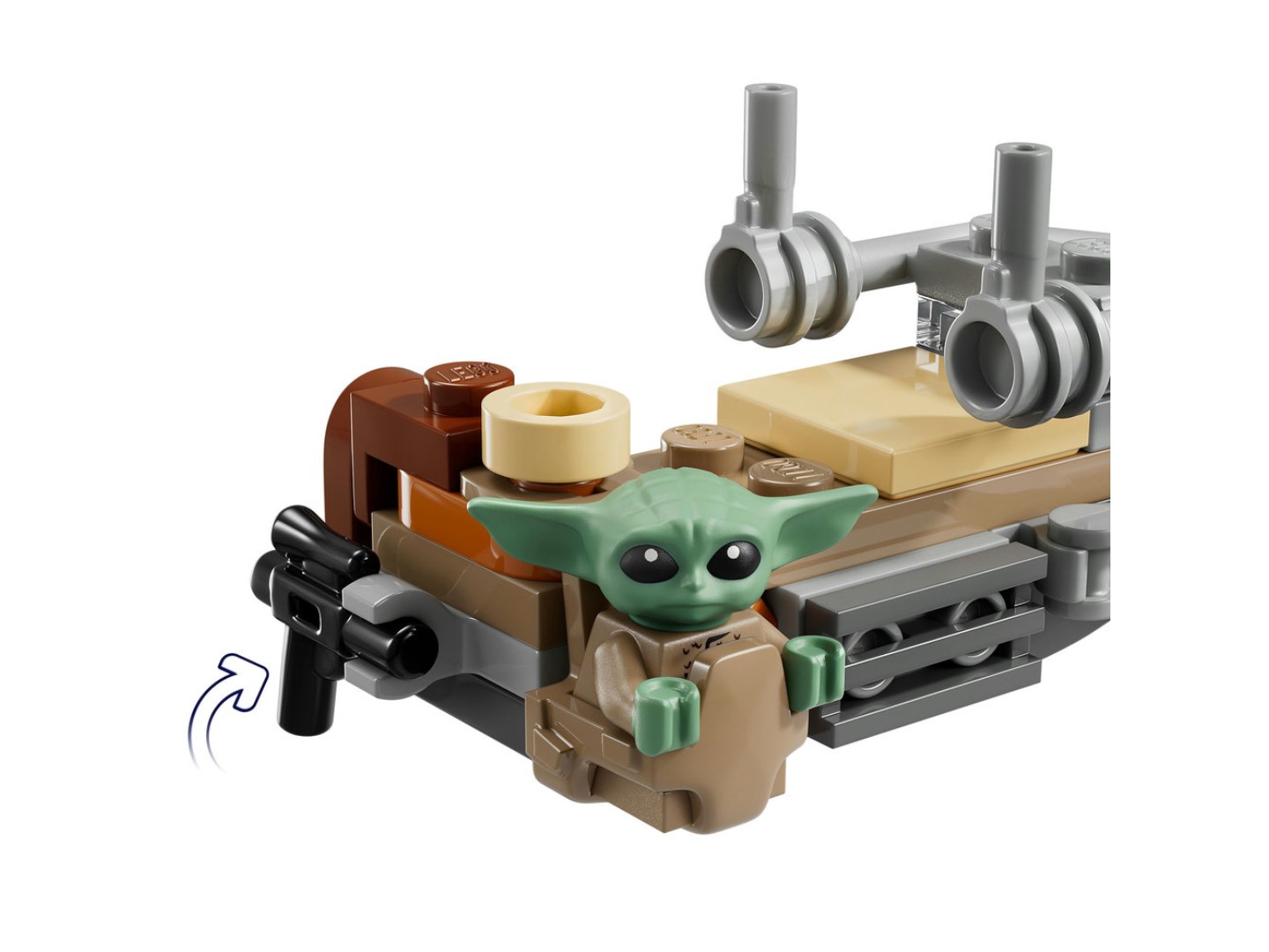 Конструктор LEGO Star Wars TM Швидкісний мотоцикл Мандалорця й Ґроґу (75436) — фото 5