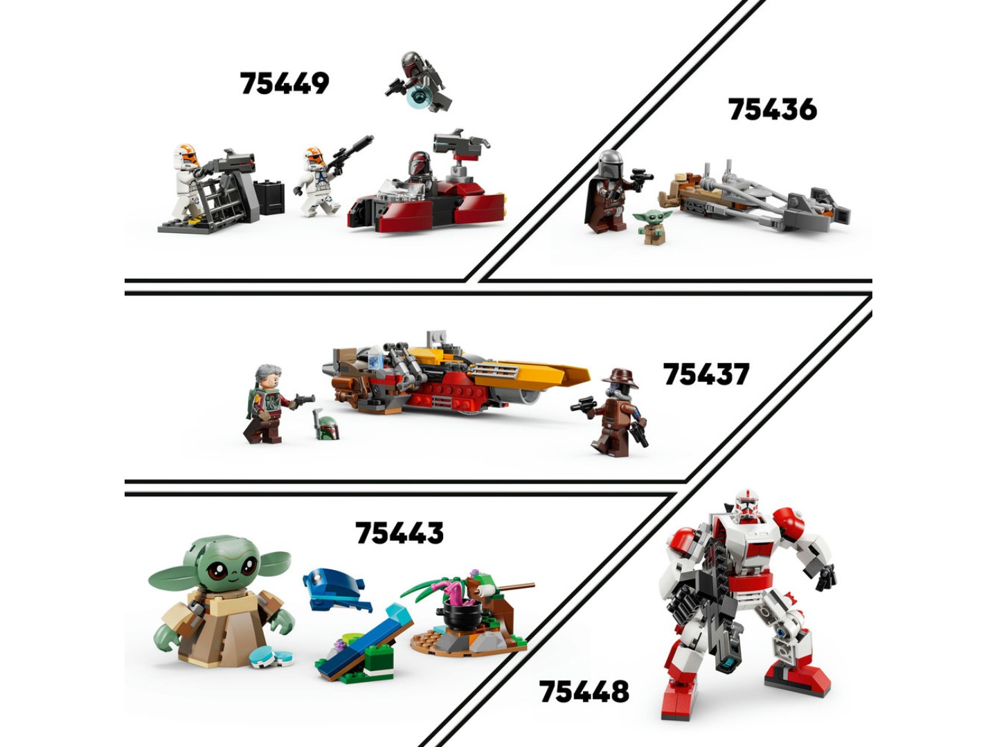 Конструктор LEGO Star Wars TM Бойовий комплект «Облога Мандалора» (75449) — фото 15