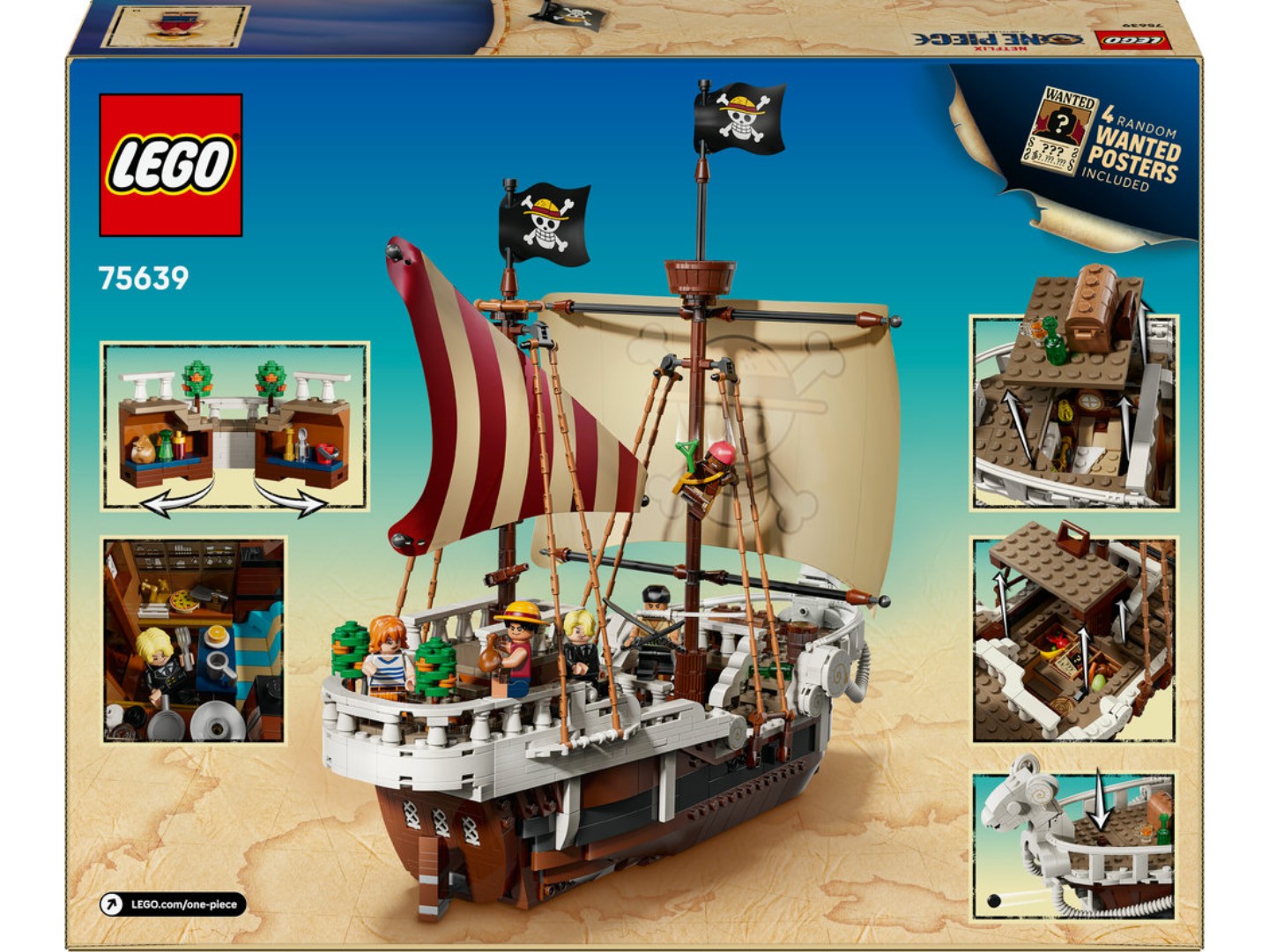 Конструктор LEGO ONE PIECE Піратський корабель «Всюдихідний Меррі» (75639) — фото 2