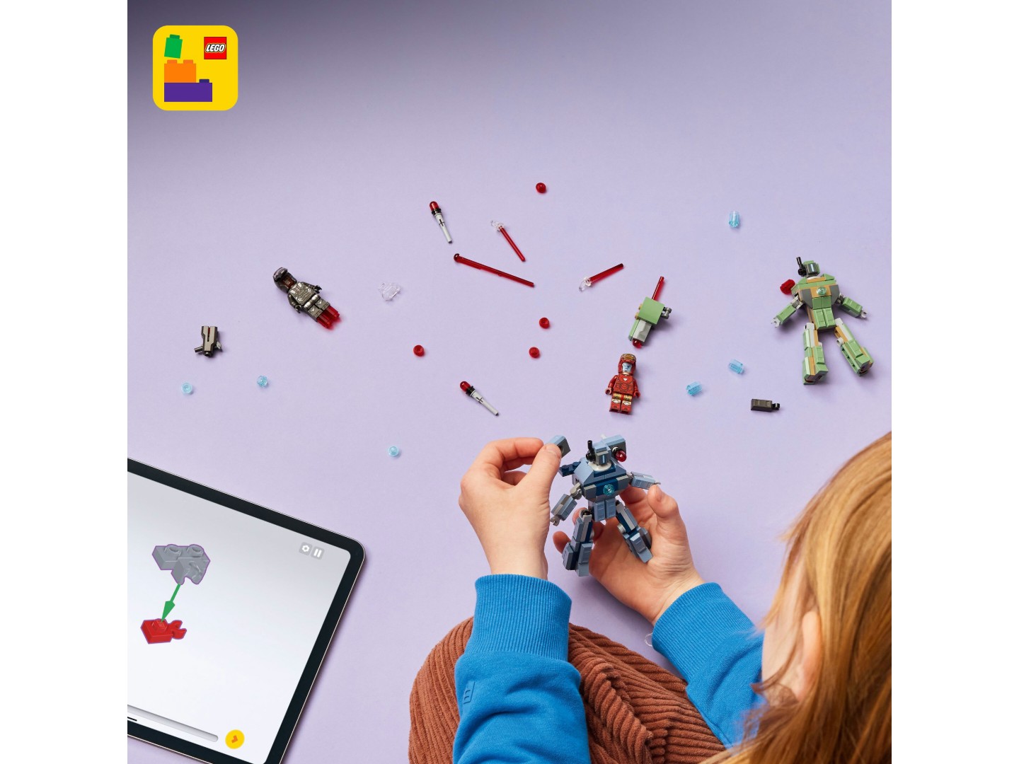 Конструктор LEGO Super Heroes Marvel Залізна людина та Бойова Машина проти Хаммер Дронів (76320) — фото 8