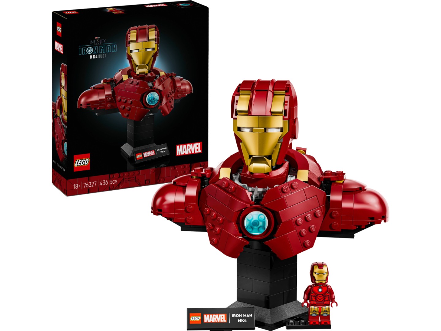 Конструктор LEGO Super Heroes Marvel Бюст Залізної Людини MK4 (76327) — фото 1