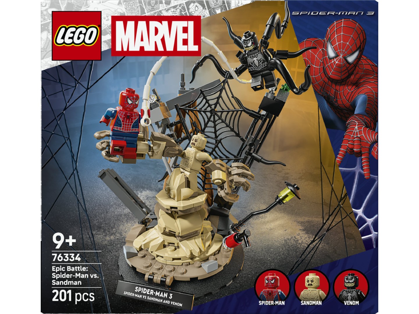 Конструктор LEGO Super Heroes Marvel Легендарна битва: Людина-павук vs. Піщана людина (76334) — фото 11