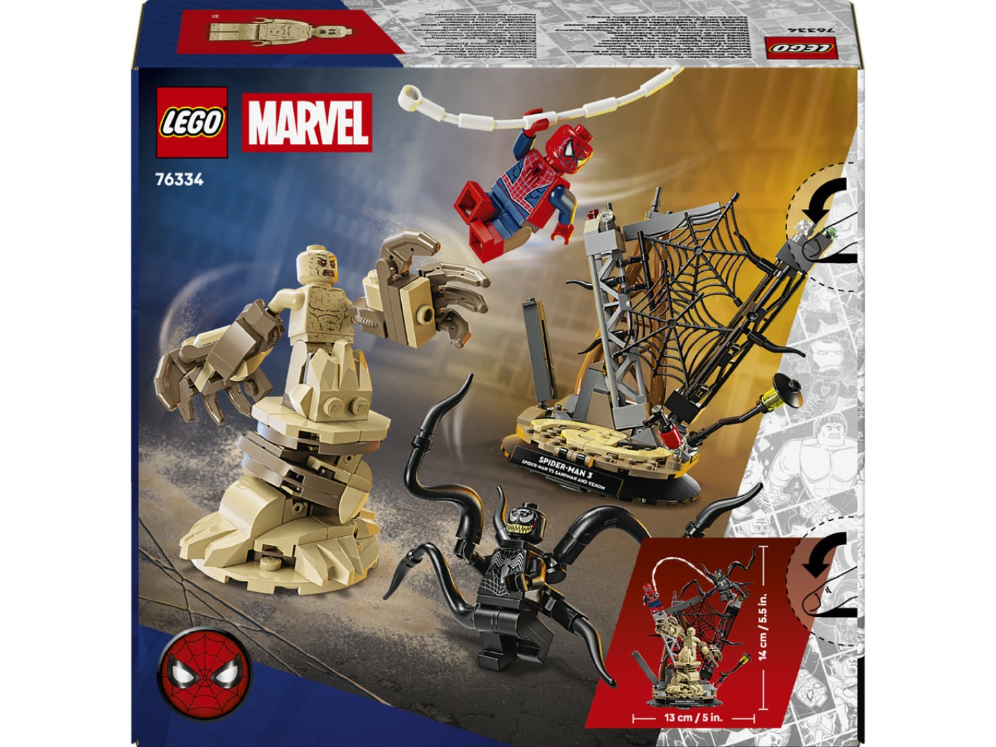 Конструктор LEGO Super Heroes Marvel Легендарна битва: Людина-павук vs. Піщана людина (76334) — фото 2