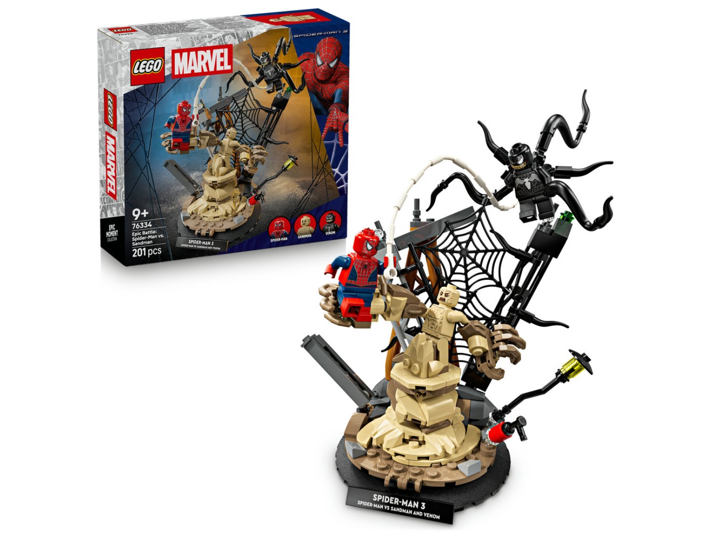 Конструктор LEGO Super Heroes Marvel Легендарна битва: Людина-павук vs. Піщана людина (76334) — фото 1