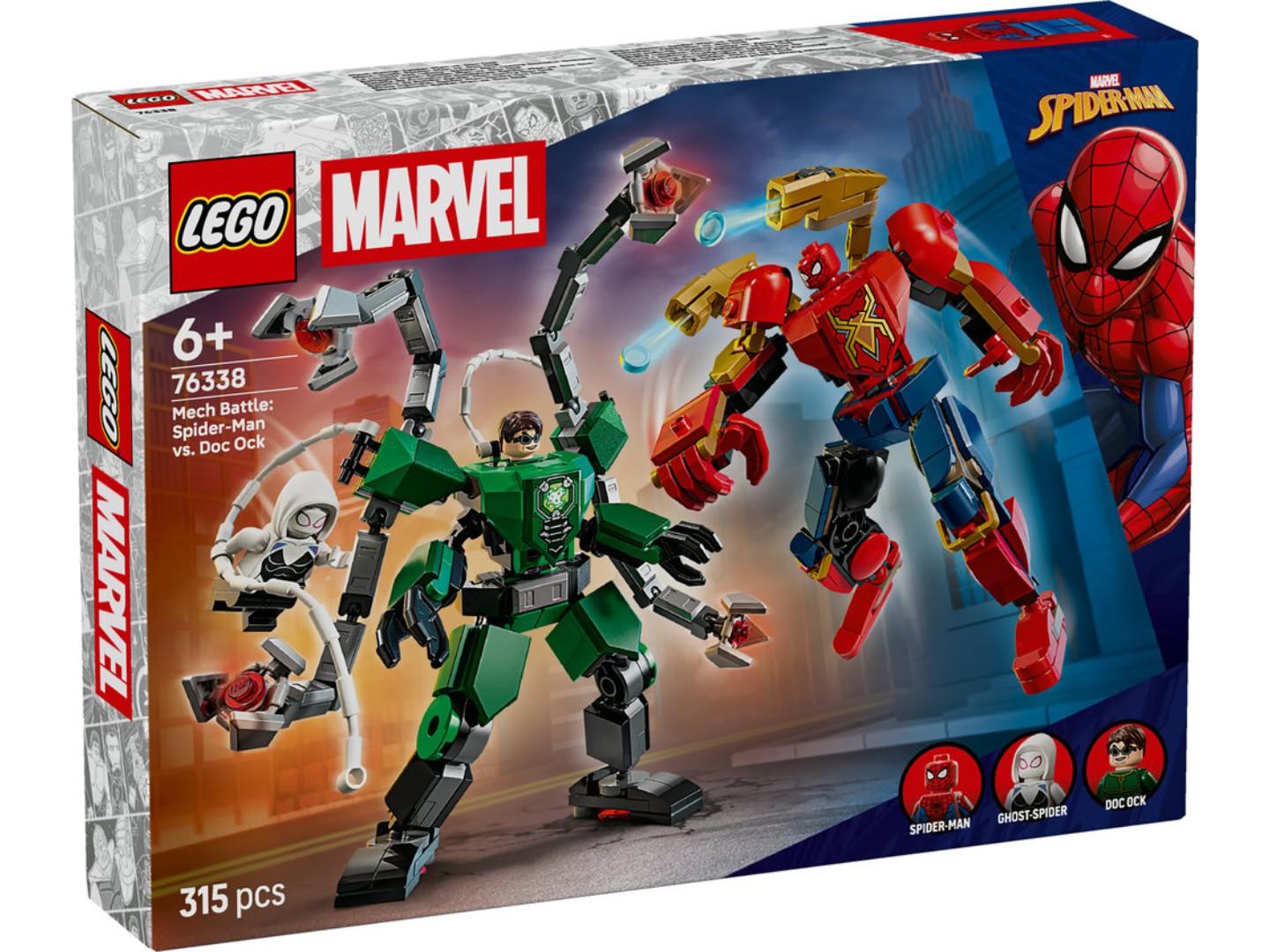Конструктор LEGO Super Heroes Marvel Битва роботів: Людина-павук vs. Доктор Восьминог (76338) — фото 12