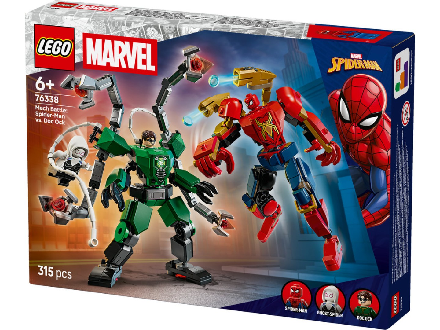 Конструктор LEGO Super Heroes Marvel Битва роботів: Людина-павук vs. Доктор Восьминог (76338) — фото 14