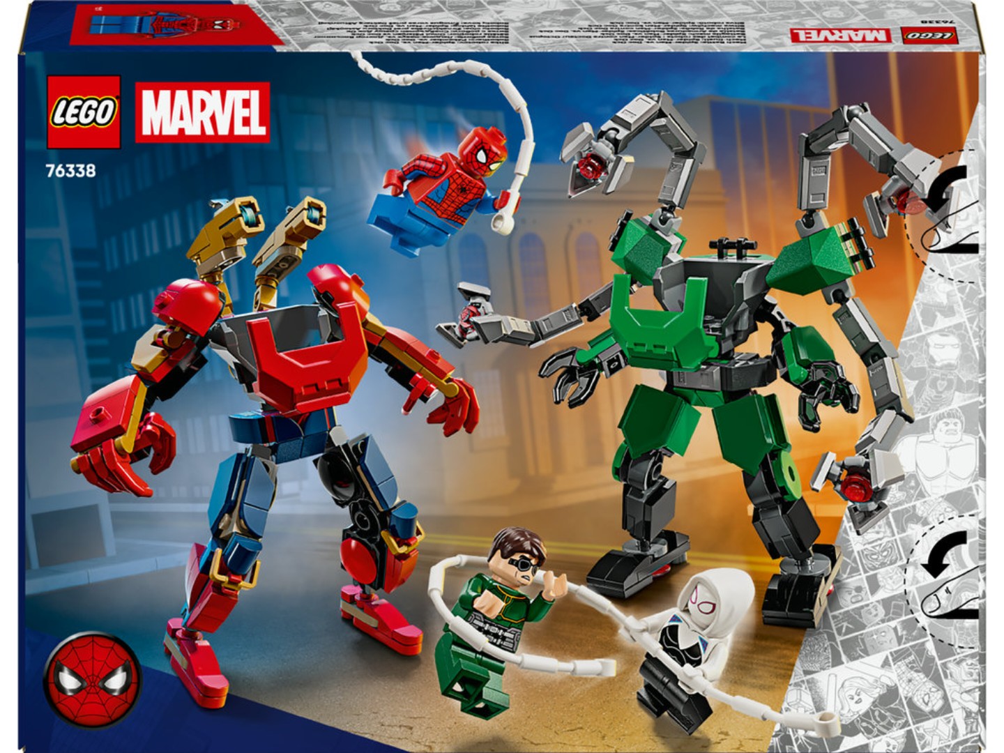 Конструктор LEGO Super Heroes Marvel Битва роботів: Людина-павук vs. Доктор Восьминог (76338) — фото 2