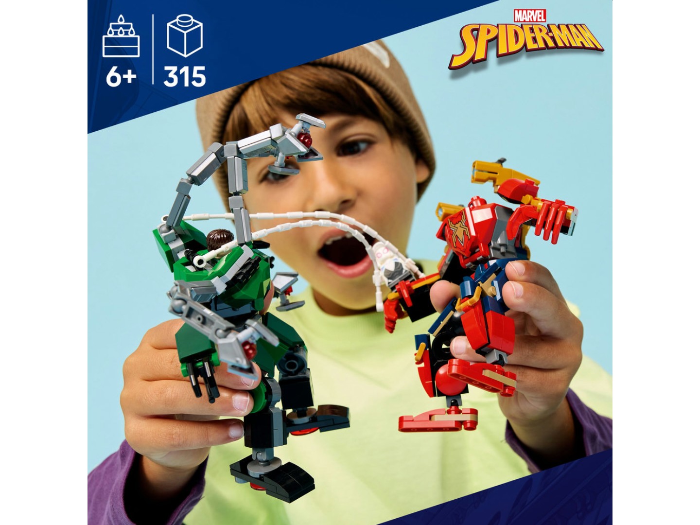 Конструктор LEGO Super Heroes Marvel Битва роботів: Людина-павук vs. Доктор Восьминог (76338) — фото 4