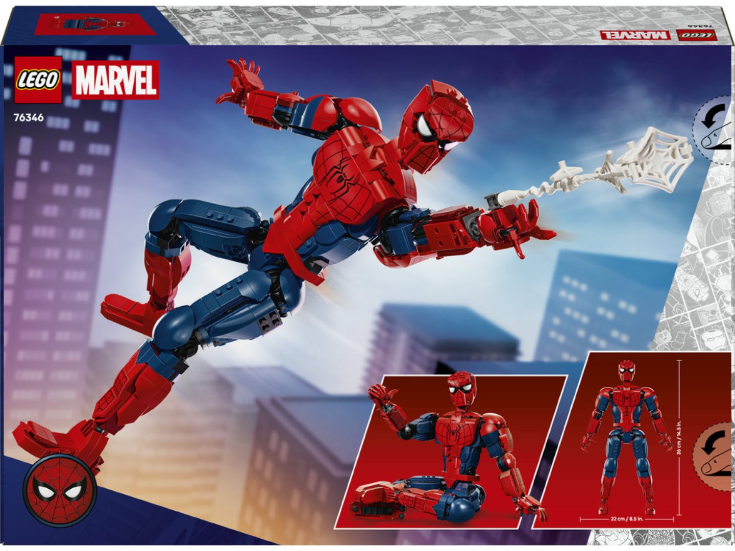 Конструктор LEGO Super Heroes Marvel Фігурка супергероя Людини-Павука (76346) — фото 2