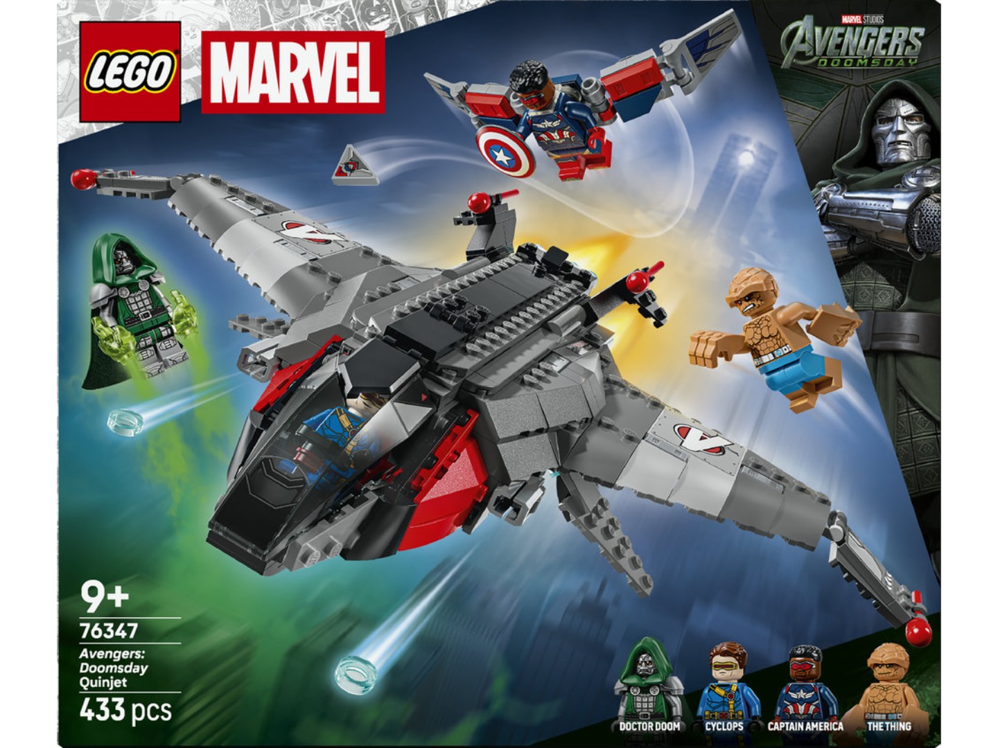Конструктор LEGO Super Heroes «Месники: Судний день». Квінджет (76347) — фото 12