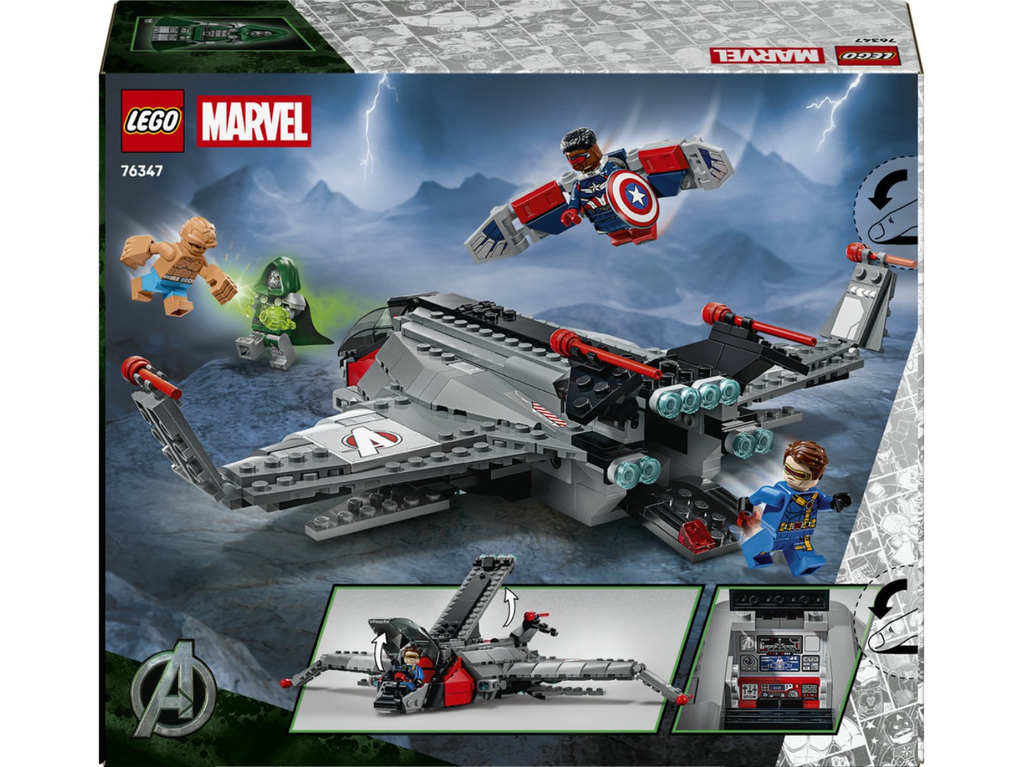 Конструктор LEGO Super Heroes «Месники: Судний день». Квінджет (76347) — фото 2