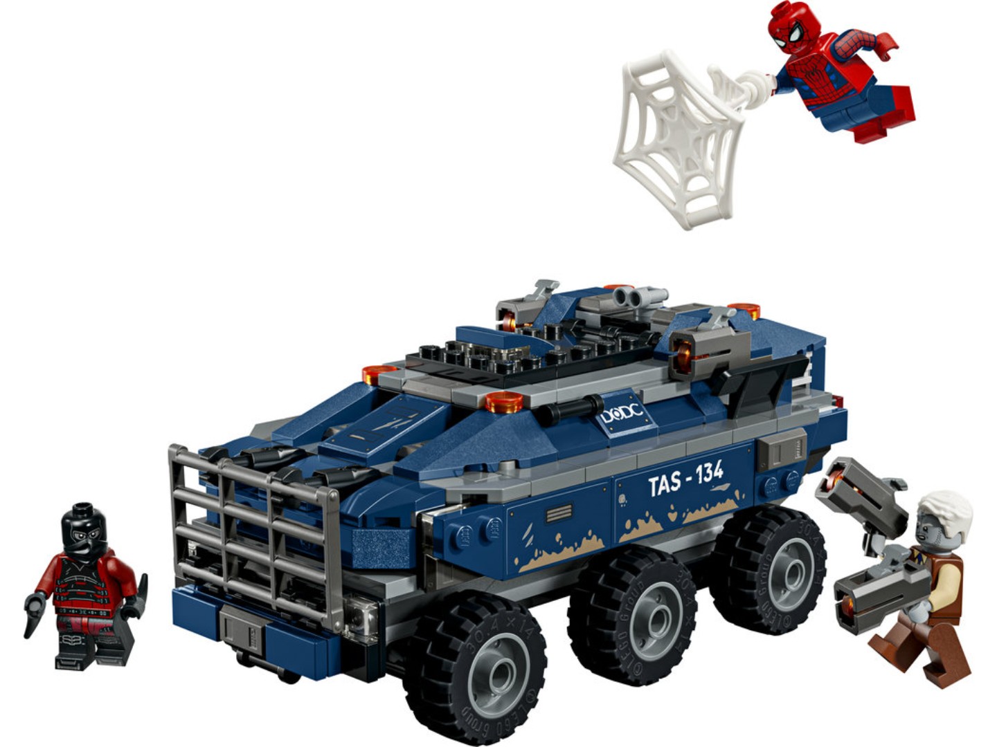 Конструктор LEGO Super Heroes Marvel Переслідування Людиною-Павуком машини для перевезення злочинців (76349) — фото 3