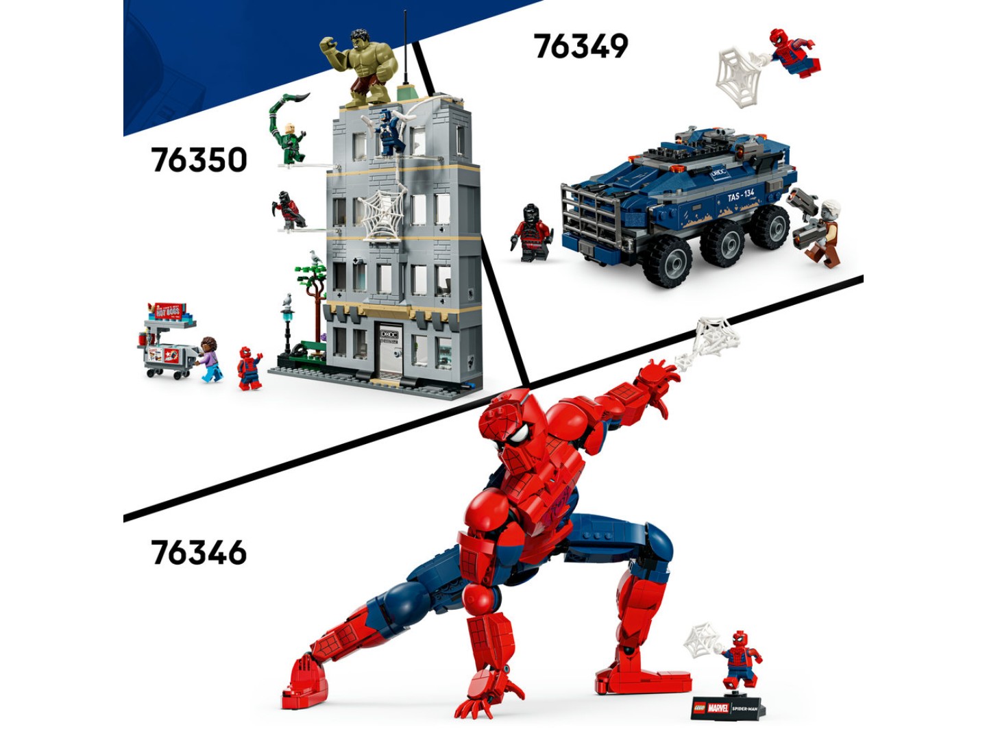 Конструктор LEGO Super Heroes Marvel Переслідування Людиною-Павуком машини для перевезення злочинців (76349) — фото 9