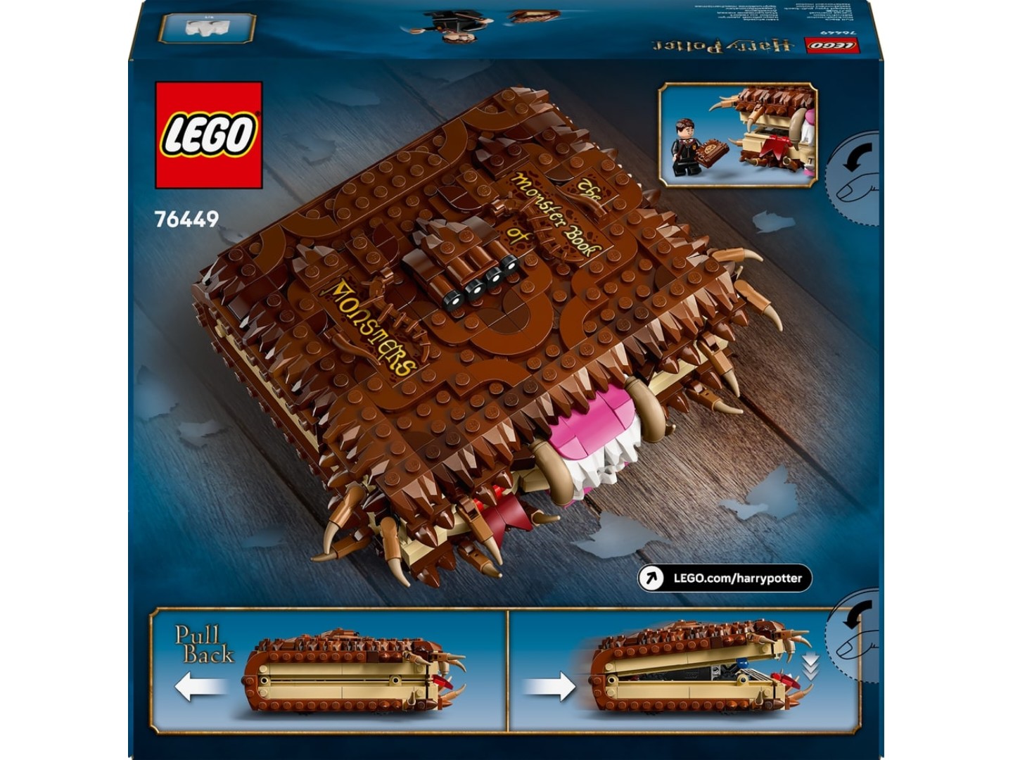 Конструктор LEGO Harry Potter Куслива Жахлива книга жахіть (76449) — фото 2