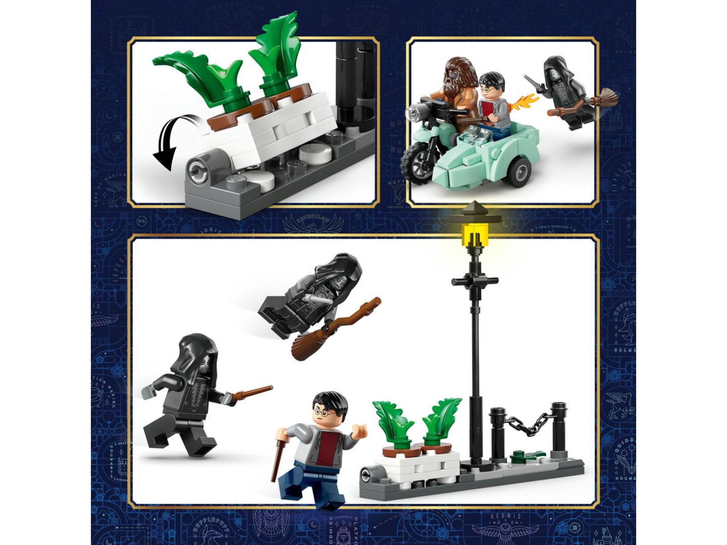 Конструктор LEGO Harry Potter TM Геґрід і Гаррі: Втеча з Тисової вулиці (76459) — фото 7