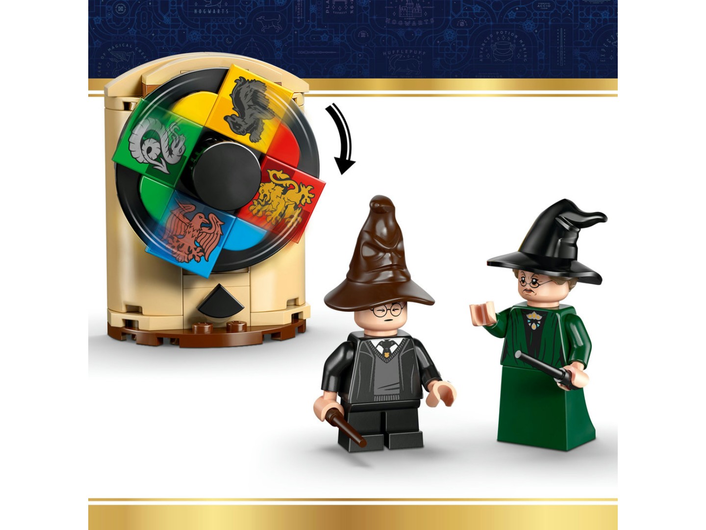 Конструктор LEGO Harry Potter TM Замок Гоґвортс: Церемонія розподілу по факультетах (76460) — фото 5