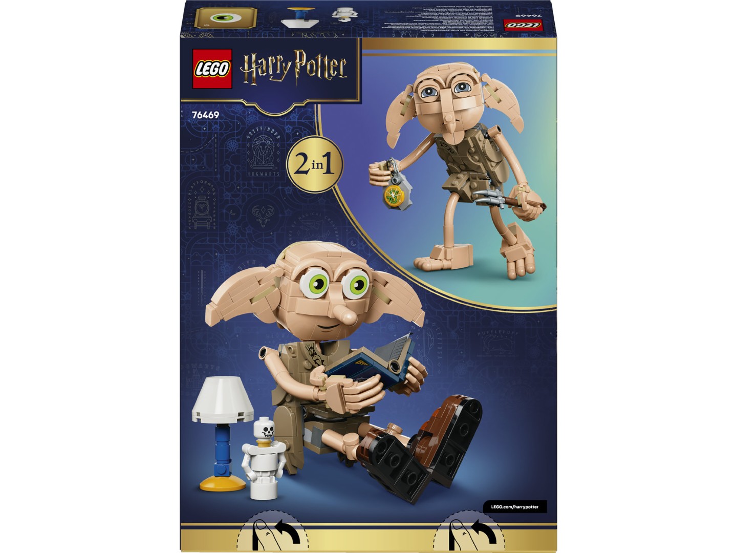 Конструктор LEGO Harry Potter™ Добі, вільний ельф (76469) — фото 2