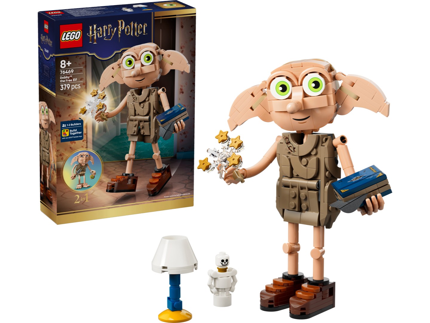 Конструктор LEGO Harry Potter™ Добі, вільний ельф (76469) — фото 1
