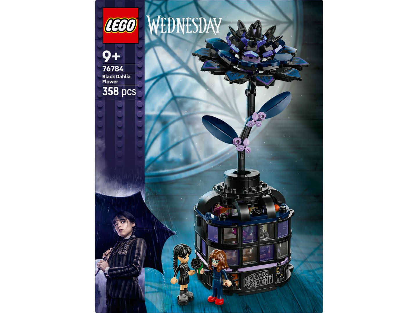 Конструктор LEGO Wednesday Квітка чорної жоржини (76784) — фото 10