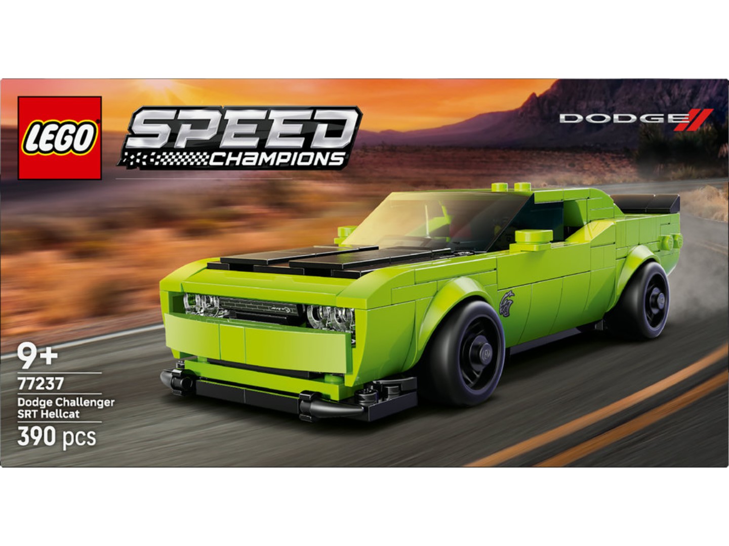 Конструктор LEGO Speed Champions Спортивний автомобіль Dodge Challenger SRT Hellcat (77237) — фото 11