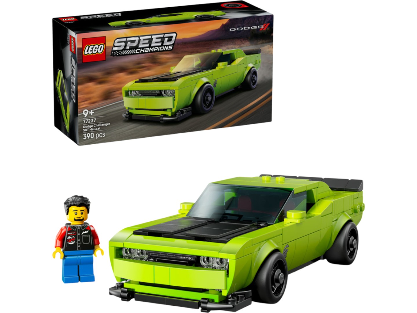 Конструктор LEGO Speed Champions Спортивний автомобіль Dodge Challenger SRT Hellcat (77237) — фото 1