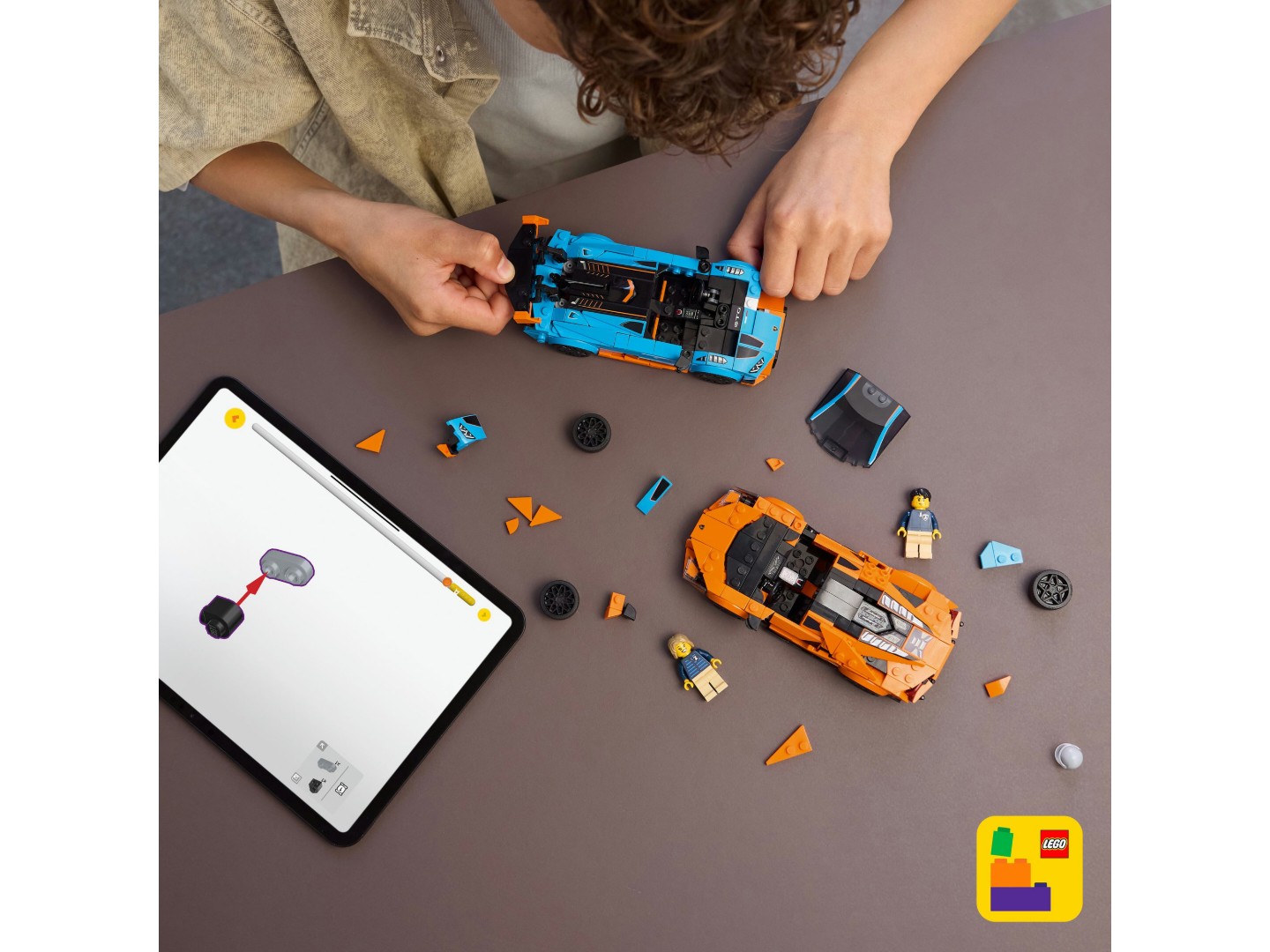 Конструктор LEGO Speed Champions Lamborghini Revuelto та Huracán STO (77238) — фото 8