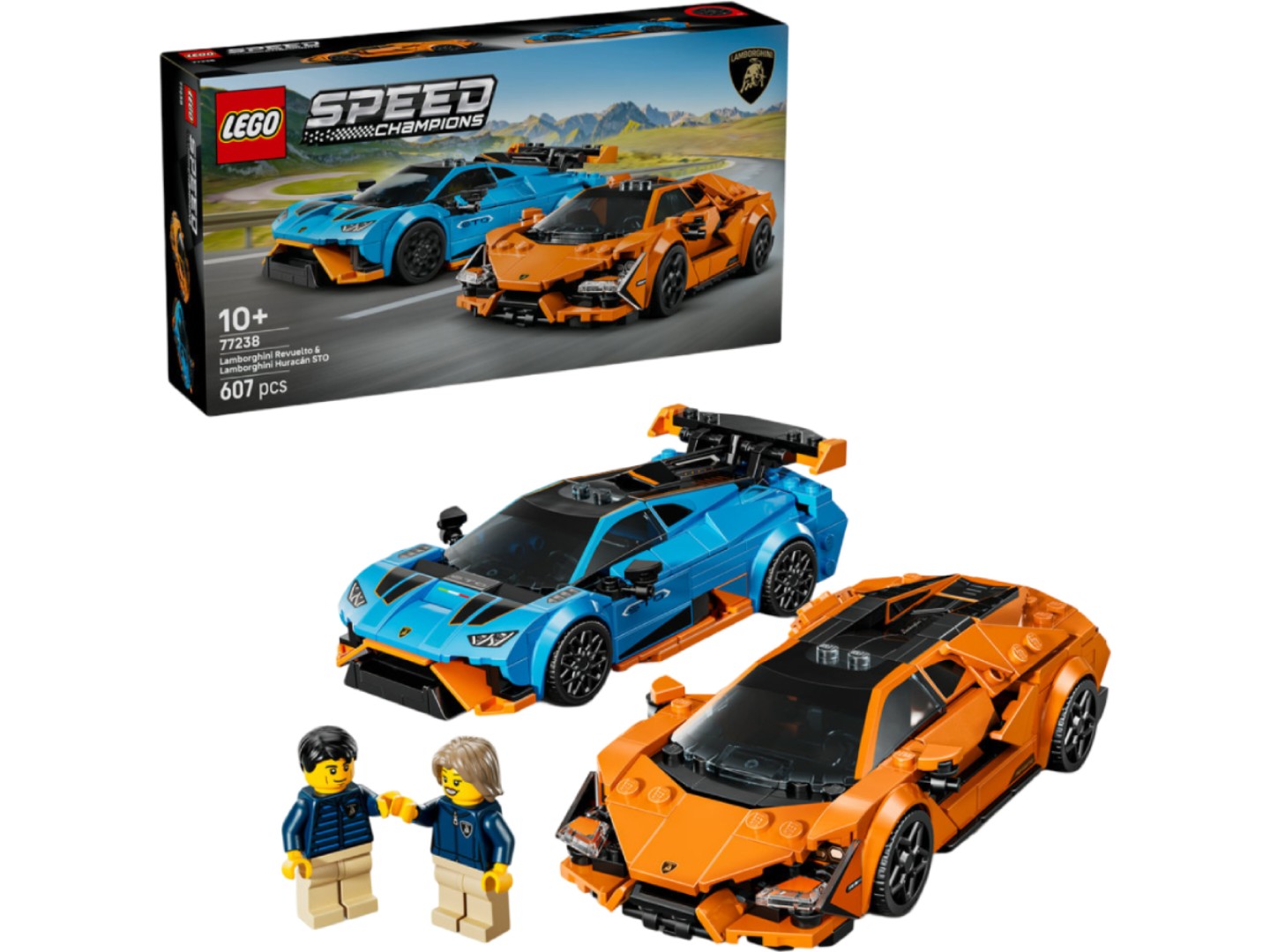 Конструктор LEGO Speed Champions Lamborghini Revuelto та Huracán STO (77238) — фото 1