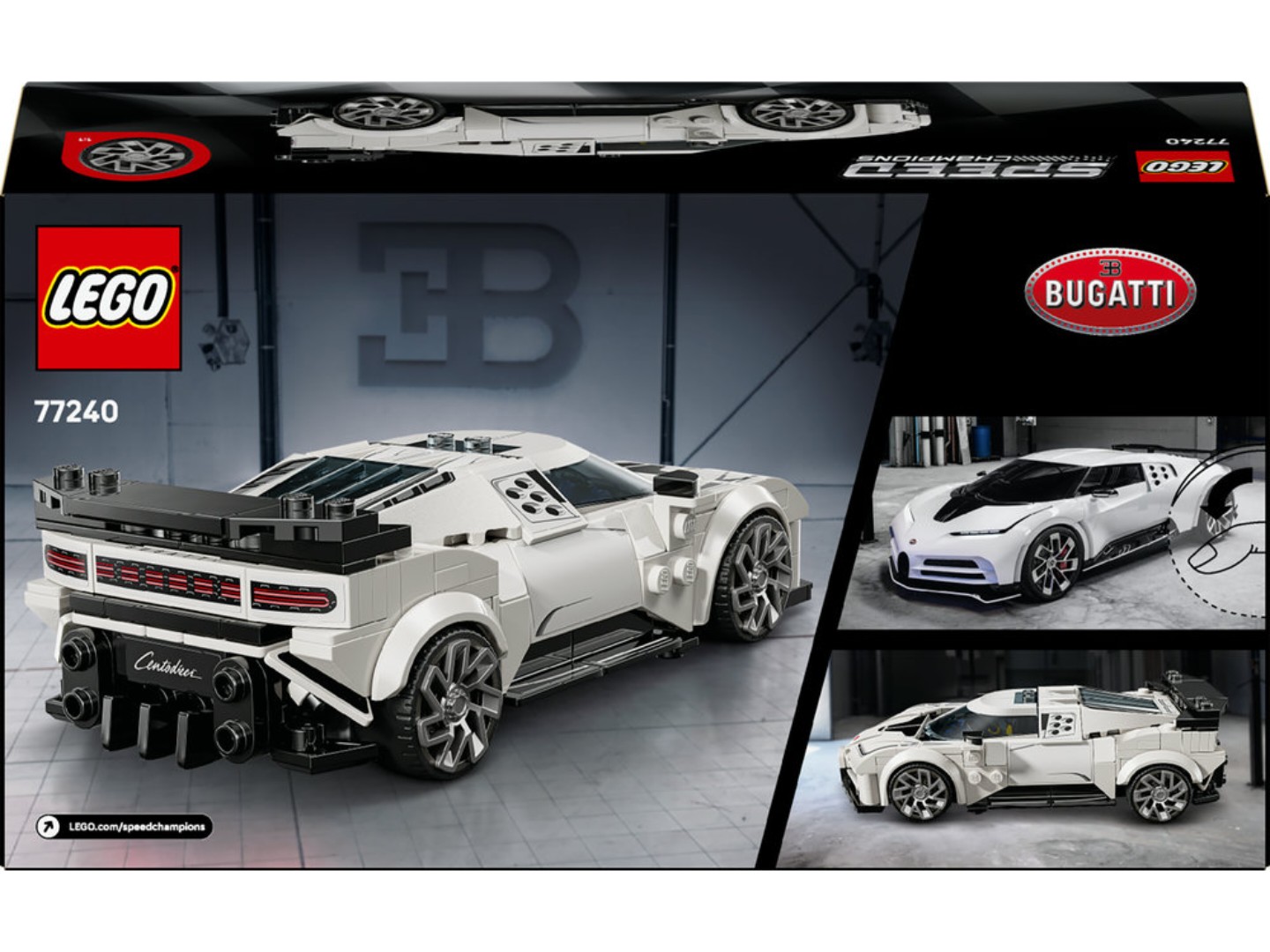 Конструктор LEGO Speed Champions Спортивний гіперкар Bugatti Centodieci (77240) — фото 2
