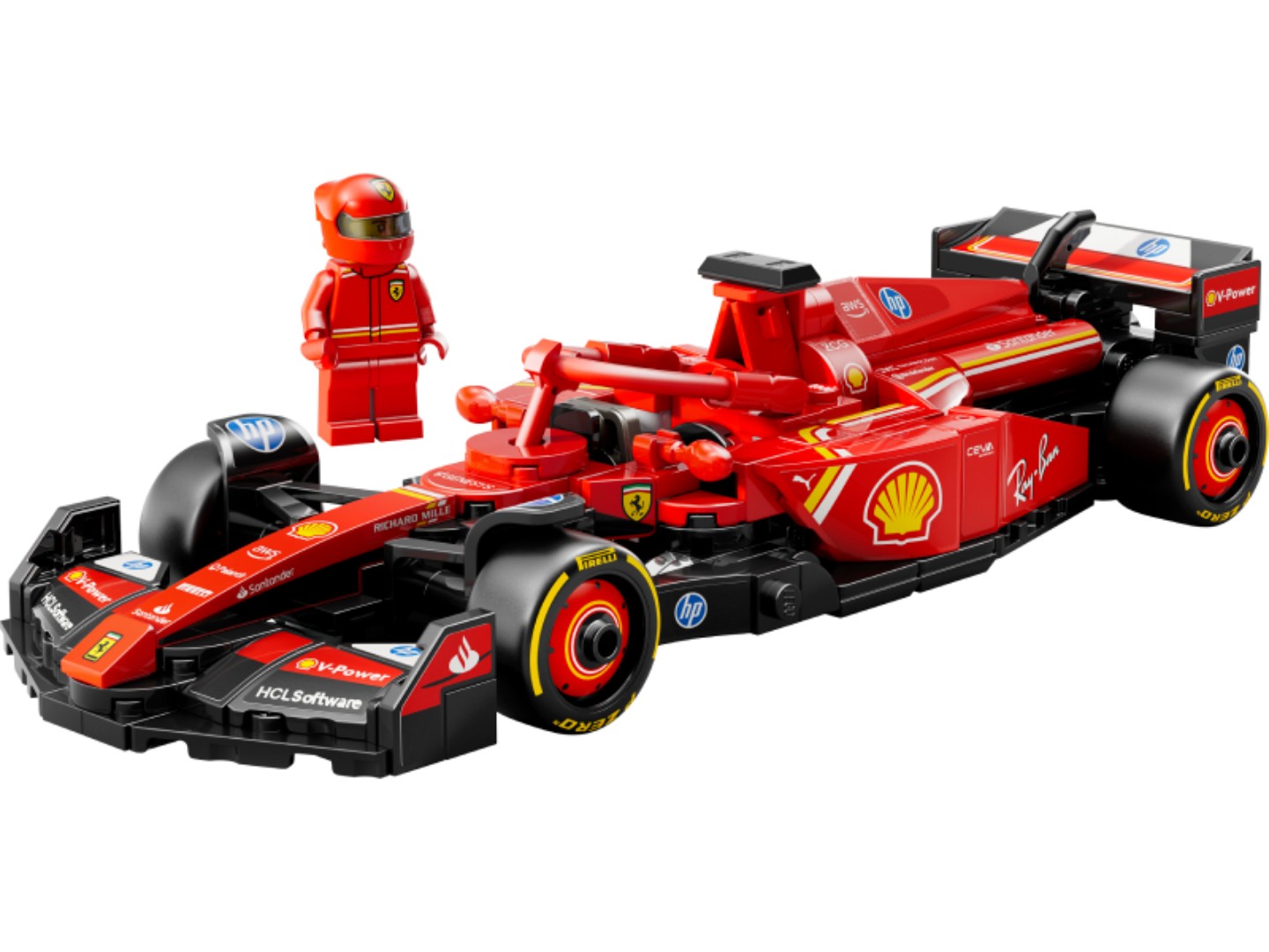 Конструктор LEGO Speed Champions Автомобіль для перегонів F1® Ferrari SF-24 (77242) — фото 3