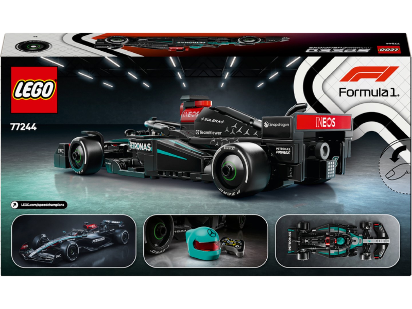 Конструктор LEGO Speed Champions Автомобіль для перегонів Mercedes-AMG F1® W15 (77244) — фото 2