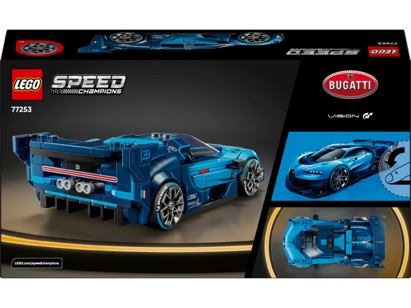 Конструктор LEGO Speed Champions Спортивний автомобіль Bugatti Vision GT Hyper (77253) — фото 2