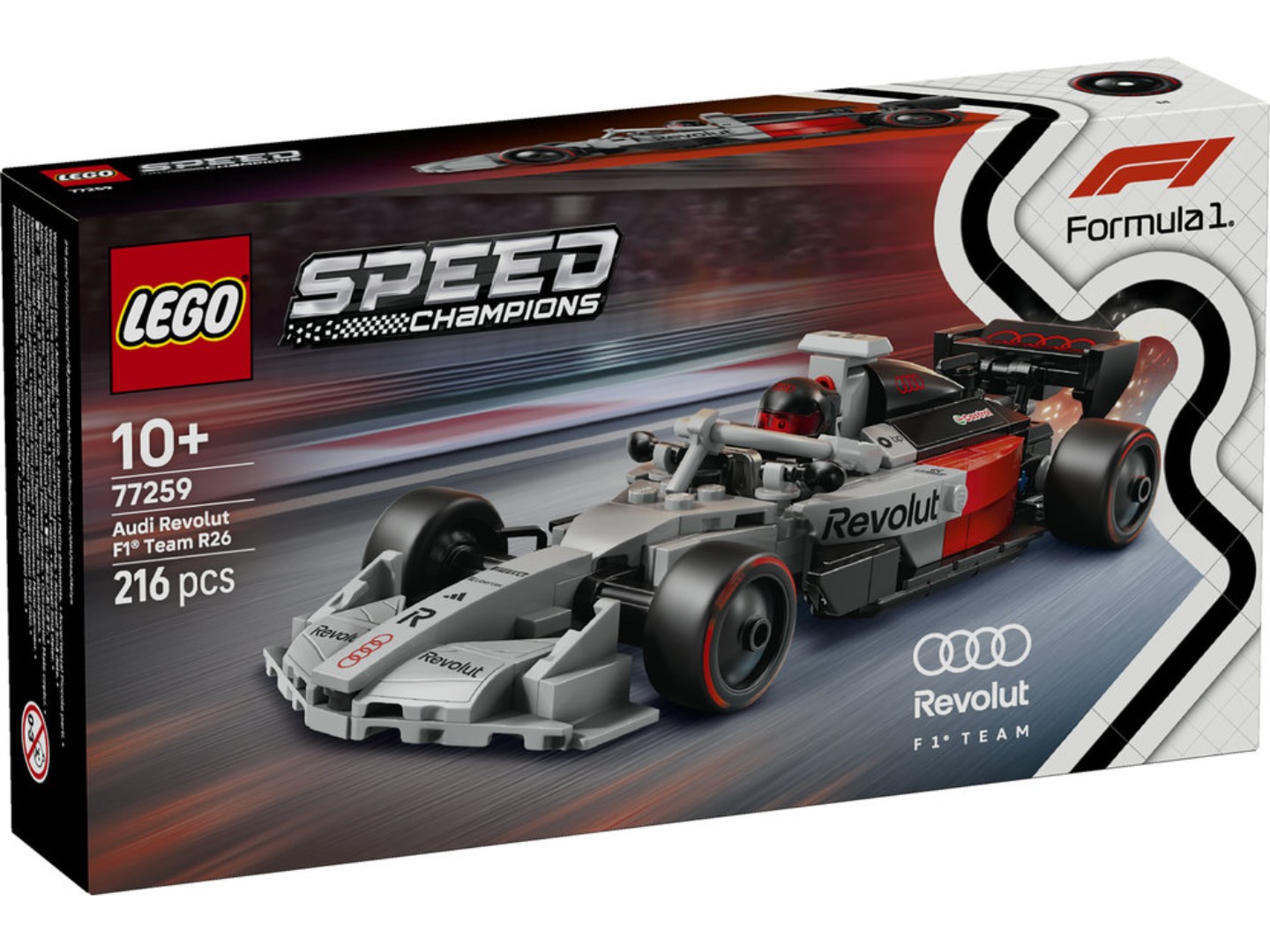 Конструктор LEGO Speed Champions Гоночний автомобіль Audi Revolut F1® Team R26 (77259) — фото 10