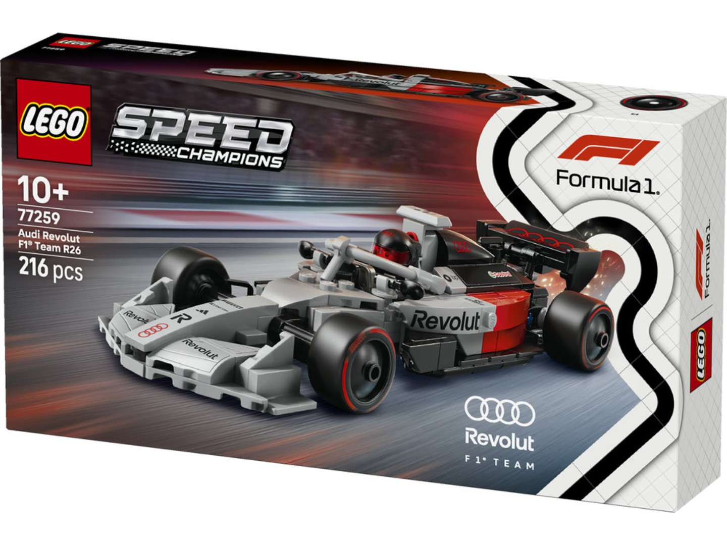 Конструктор LEGO Speed Champions Гоночний автомобіль Audi Revolut F1® Team R26 (77259) — фото 12
