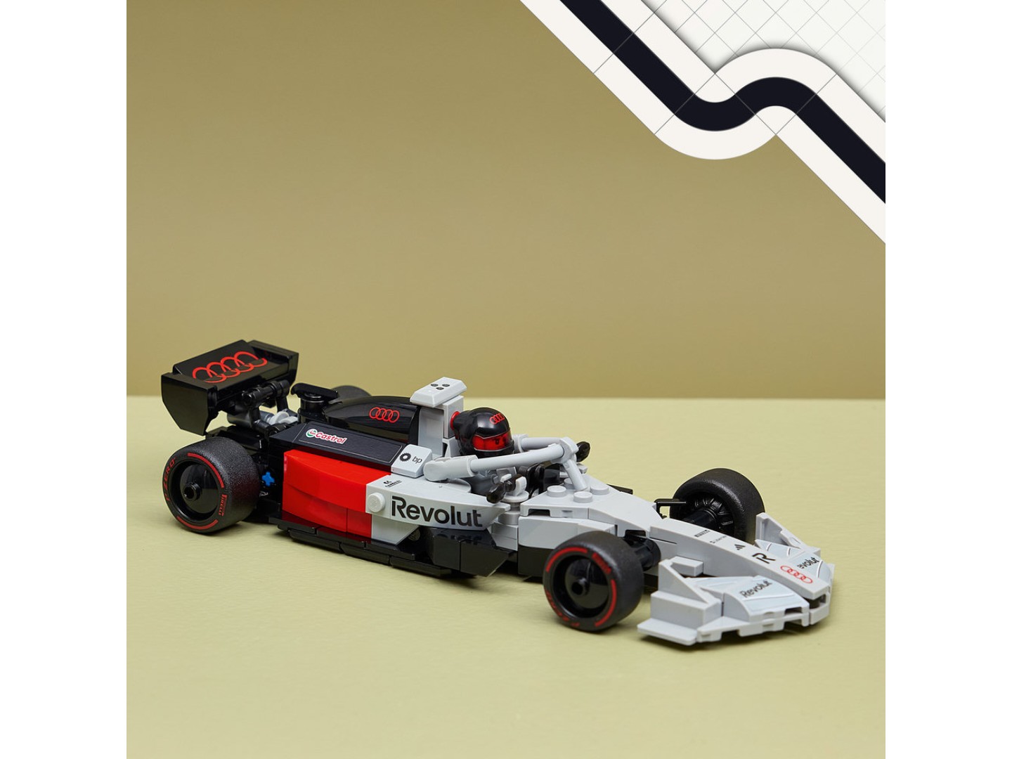 Конструктор LEGO Speed Champions Гоночний автомобіль Audi Revolut F1® Team R26 (77259) — фото 5