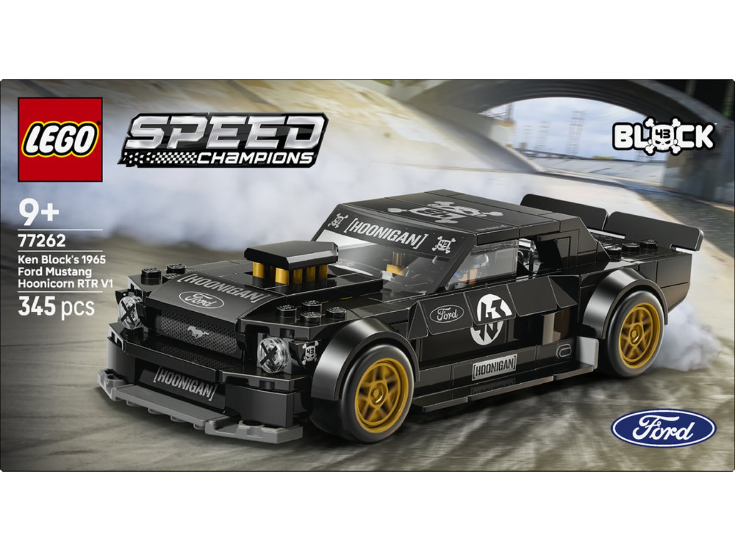 Конструктор LEGO Speed Champions Ford Mustang Hoonicorn V1 '65 Ken Block (77262) — фото 13