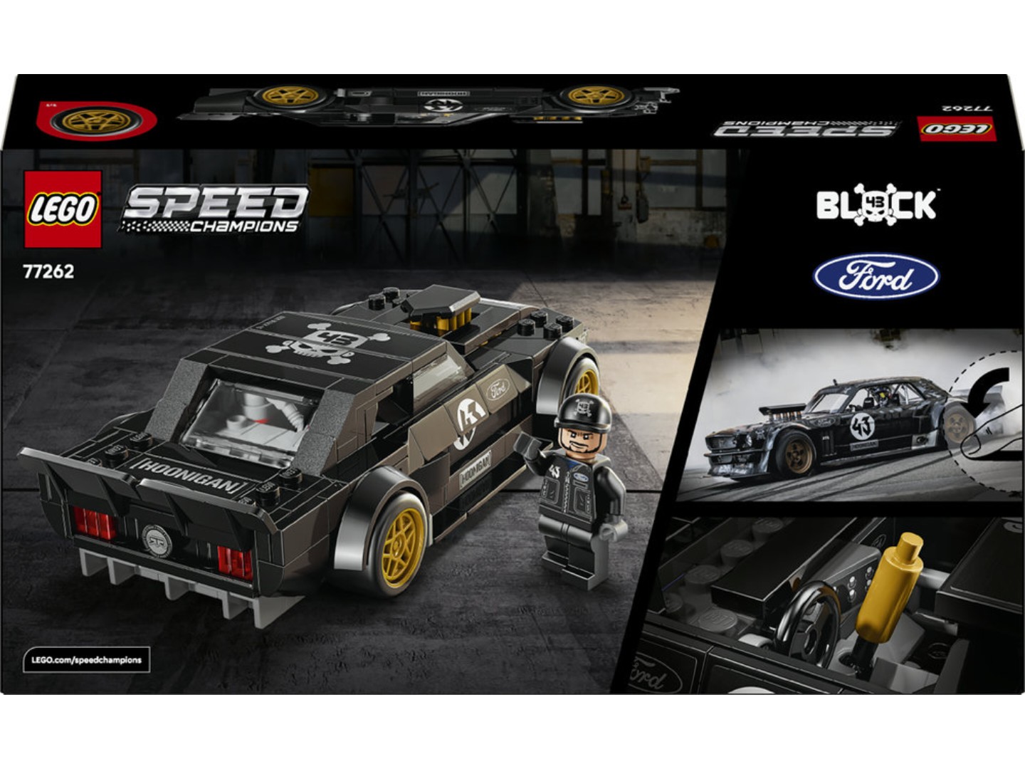 Конструктор LEGO Speed Champions Ford Mustang Hoonicorn V1 '65 Ken Block (77262) — фото 2
