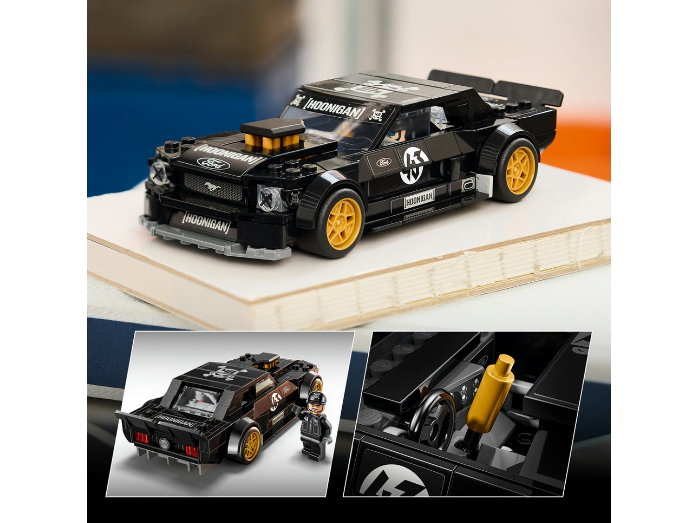 Конструктор LEGO Speed Champions Ford Mustang Hoonicorn V1 '65 Ken Block (77262) — фото 7