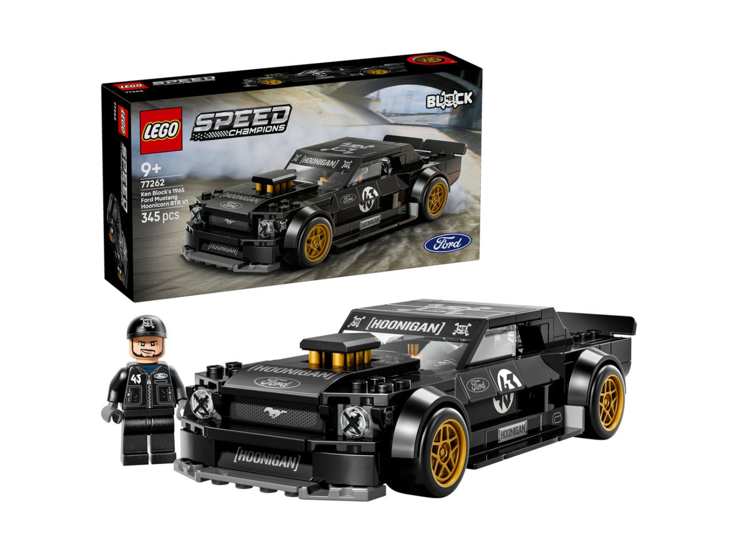 Конструктор LEGO Speed Champions Ford Mustang Hoonicorn V1 '65 Ken Block (77262) — фото 1