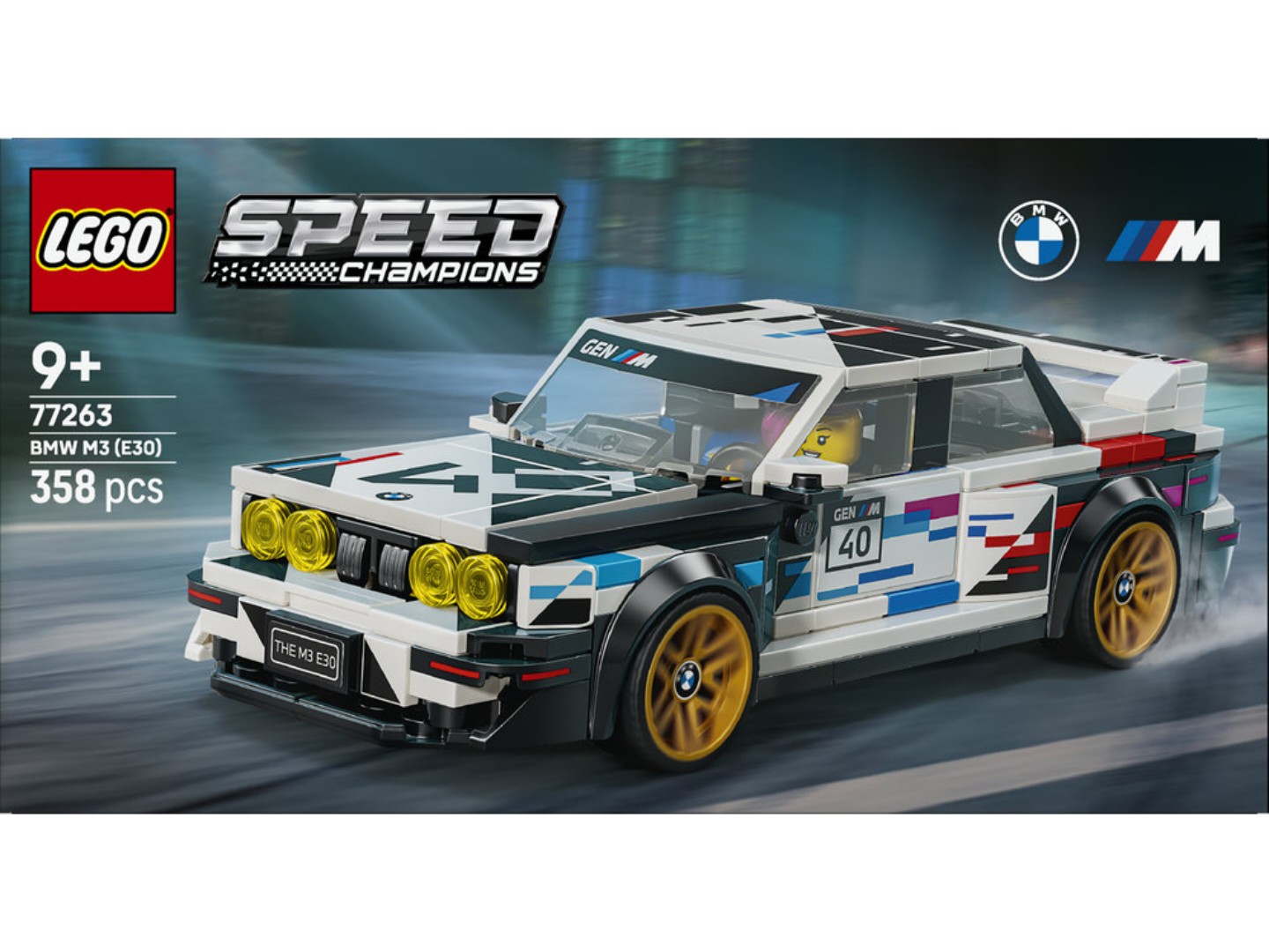 Конструктор LEGO Speed Champions BMW M3 (E30) (77263) — фото 13
