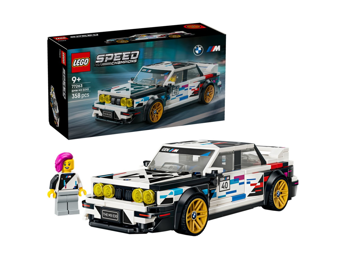 Конструктор LEGO Speed Champions BMW M3 (E30) (77263) — фото 1