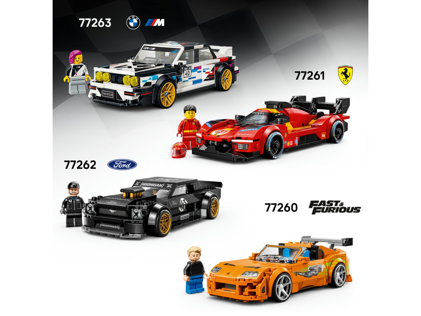 Конструктор LEGO Speed Champions BMW M3 (E30) (77263) — фото 10