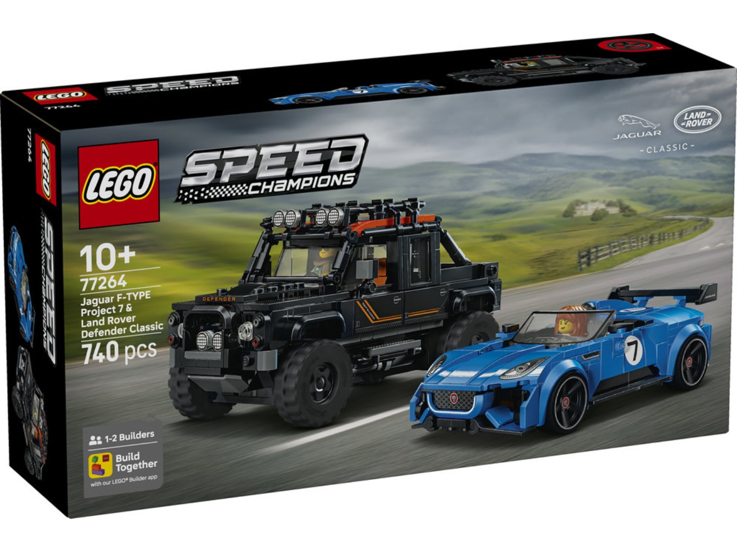 Конструктор LEGO Speed Champions Jaguar Project 7 та Land Rover Defender (77264) — фото 11