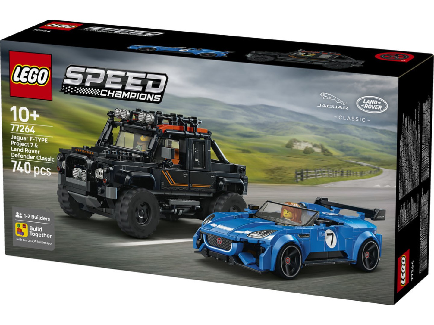 Конструктор LEGO Speed Champions Jaguar Project 7 та Land Rover Defender (77264) — фото 13