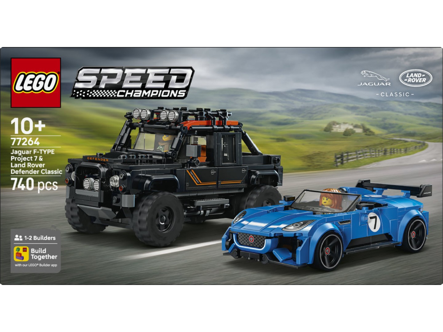 Конструктор LEGO Speed Champions Jaguar Project 7 та Land Rover Defender (77264) — фото 12