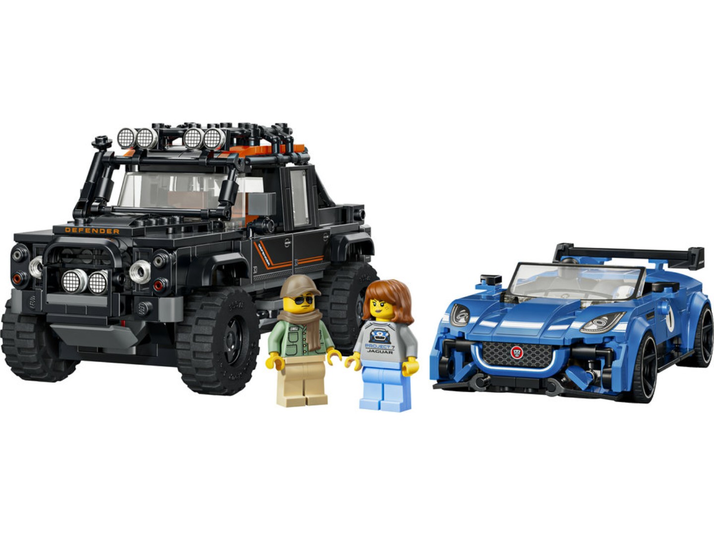 Конструктор LEGO Speed Champions Jaguar Project 7 та Land Rover Defender (77264) — фото 3