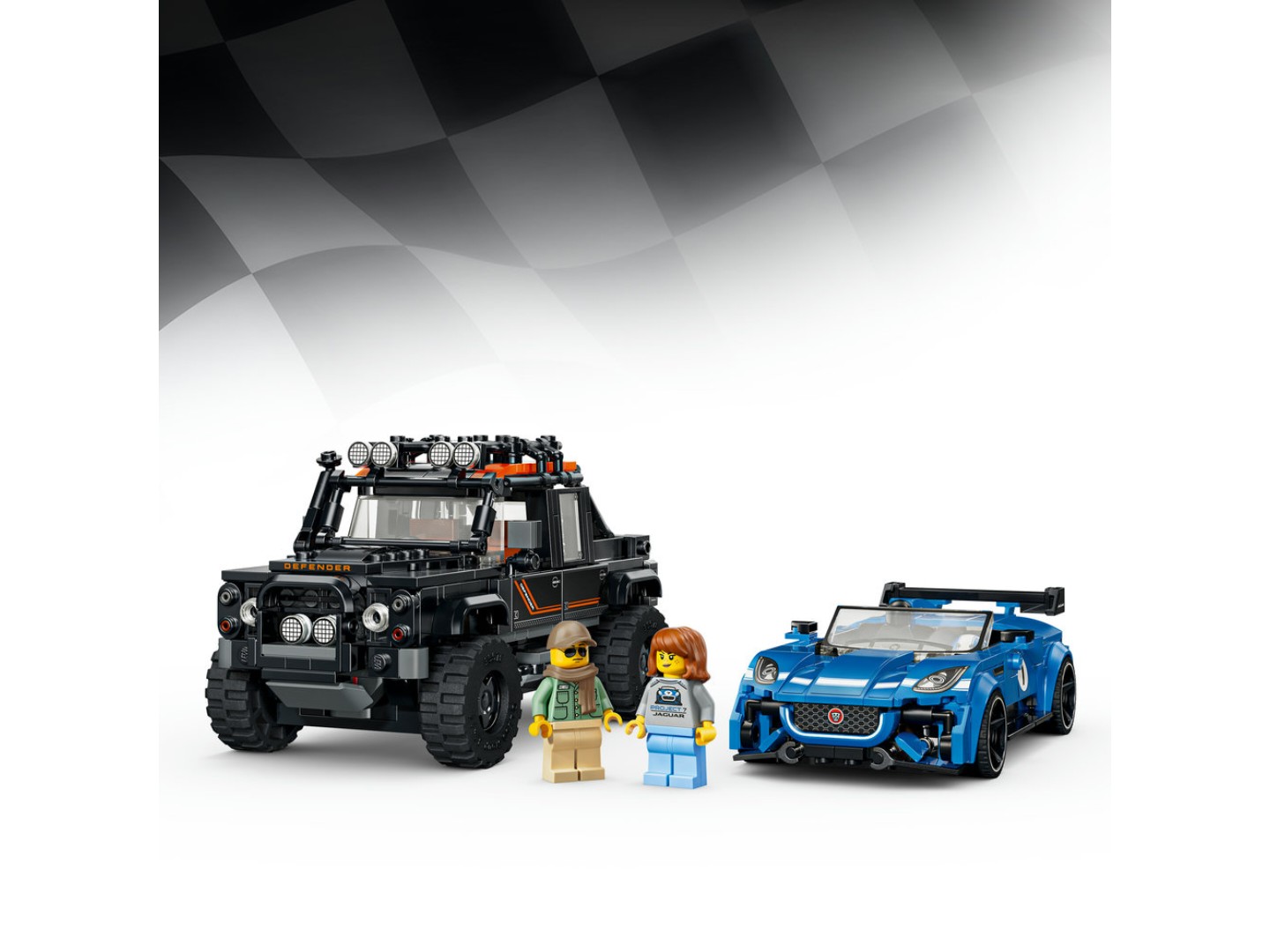 Конструктор LEGO Speed Champions Jaguar Project 7 та Land Rover Defender (77264) — фото 8